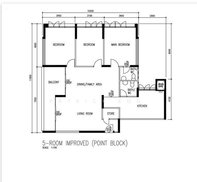 54 Kent Road, 54 Kent Road, Farrer Park / Serangoon Rd, 3 Bedrooms, 1,270 sqft, HDB Flat For Sale, by Patrick Koh, 500075108 - PropertyGuru.com.sg