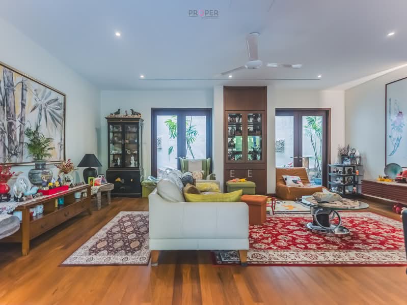 Raffles Park Elevated Detached House Detached House For Sale at S$ 29,900,000 | PropertyGuru Singapore - Living Room