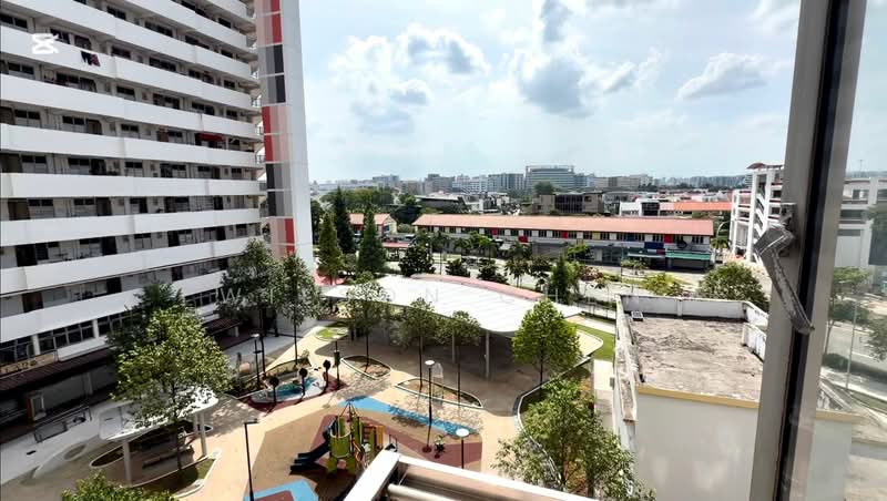 37 Circuit Road HDB Flat For Sale at S$ 320,000 | PropertyGuru Singapore - Unblocked Back View