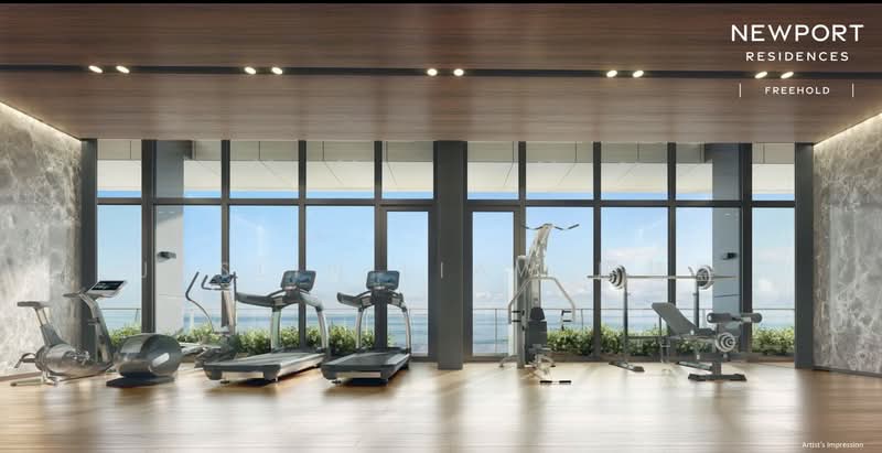 Newport Residences Apartment For Sale at S$ 3,460,000 | PropertyGuru Singapore - Gym