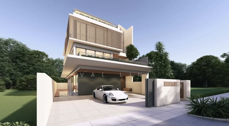 ◤ D19 Cheapest Serangoon Gardens Brand New Semi-D Wide Frontage ❤️ New List! Early Bird Customizable Semi-Detached House For Sale at S$ 8,280,000 | PropertyGuru Singapore - Exterior