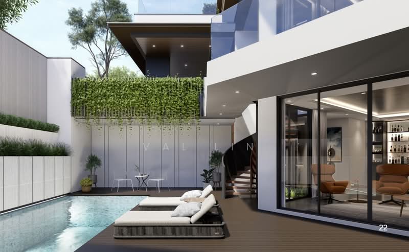 ◤ D11 Brand New Bungalow Merryn Trevose Kheam Hock ❤️ NEW LIST! Top Landed Agent Val Lin 8800 8688 Detached House For Sale at S$ 18,000,000 | PropertyGuru Singapore - Exterior Val Lin Top Landed Agent