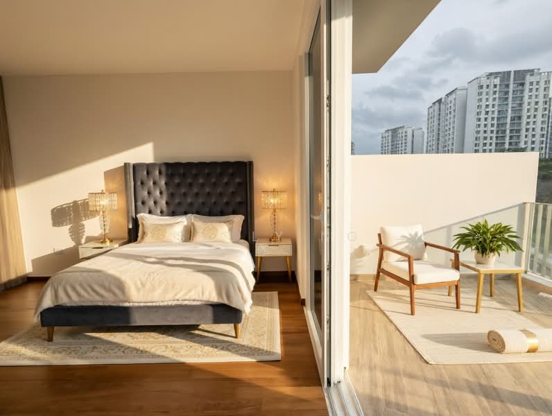 Brand New 2.5 storey, 5+1 bed with lift in Sennett Estate Terraced House For Sale at S$ 7,280,000 | PropertyGuru Singapore - Bedroom