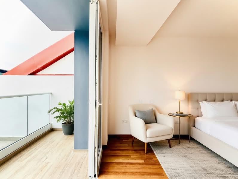 Brand New 2.5 storey Corner Terrace, 6+1 bed with lift in Sennett Estate Corner Terrace For Sale at S$ 8,380,000 | PropertyGuru Singapore - Bedroom