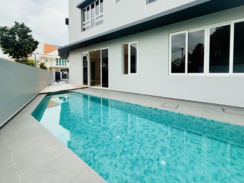 Brand New 2.5 storey Corner Terrace, 6+1 bed with lift in Sennett Estate Corner Terrace For Sale at S$ 8,380,000 | PropertyGuru Singapore - Exterior