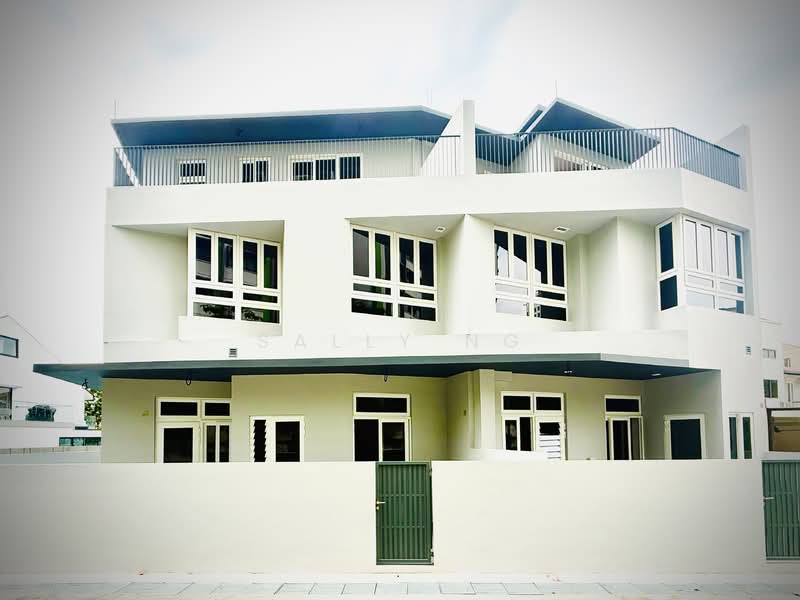 Brand New 2.5 storey Corner Terrace, 6+1 bed with lift in Sennett Estate Corner Terrace For Sale at S$ 8,380,000 | PropertyGuru Singapore - Exterior