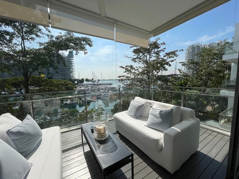 Marina Collection Condominium For Sale at S$ 3,380,000 | PropertyGuru Singapore - Balcony