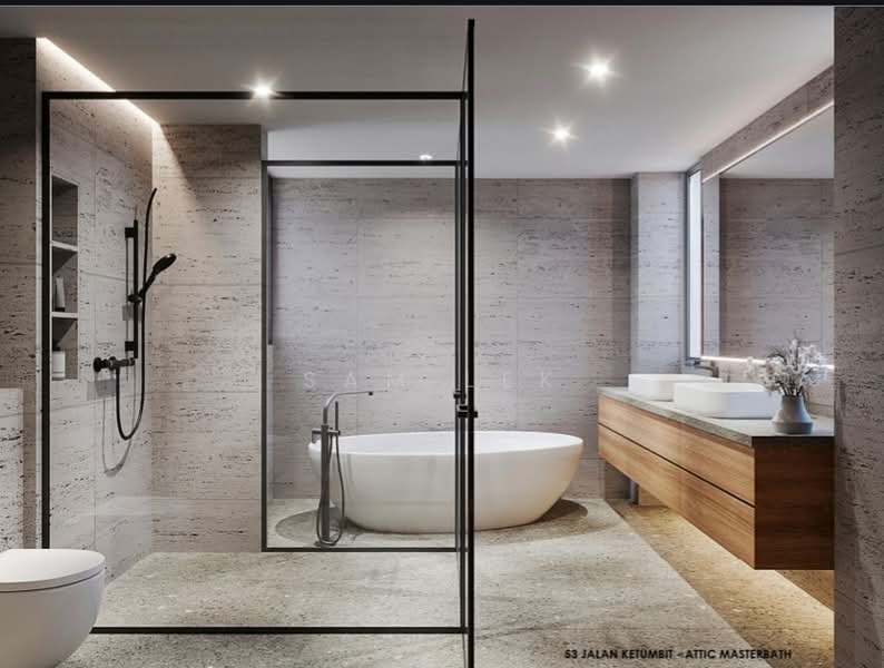 53 Jalan Ketumbit Terraced House For Sale at S$ 7,128,000 | PropertyGuru Singapore - Bathroom