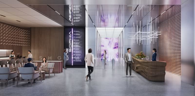 One Sophia, 1 Sophia Road, 1,378 sqft, Office For Sale, by SingHaiyi Group, 500075495 - Lobby - CommercialGuru.com.sg