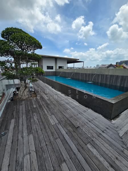 marshall road Semi-Detached House For Sale at S$ 8,500,000 | PropertyGuru Singapore - Roof Terrace With Pool