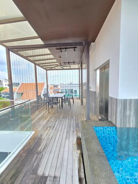 marshall road Semi-Detached House For Sale at S$ 8,500,000 | PropertyGuru Singapore - Roof Terrace With Pool