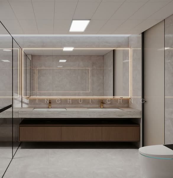 ★Eminence Landed★ New Terrace @ Serangoon Garden Terraced House For Sale at S$ 7,388,000 | PropertyGuru Singapore - Bathroom