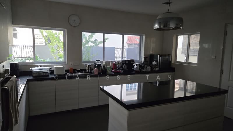 28 Teng Tong Road Corner Terrace For Sale at S$ 6,500,000 | PropertyGuru Singapore - Enclosed Big Kitchen with island 