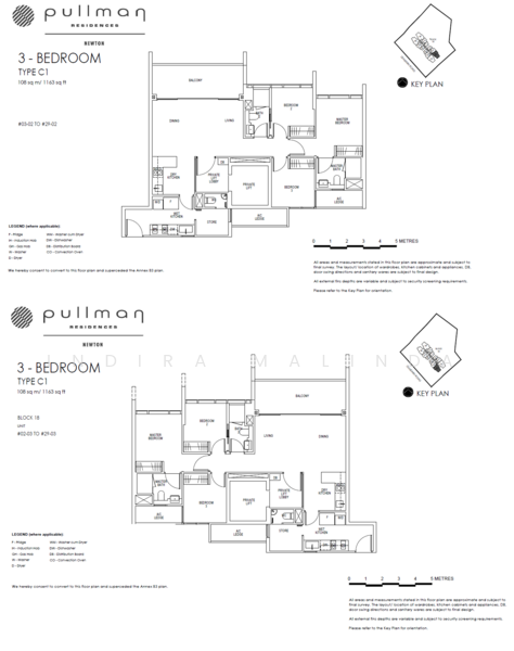 Pullman Residences, 18 Dunearn Road, Newton / Novena, 3 Bedrooms, 1,163 sqft, Condominium For Sale, by Indira Malinda, 500075633 - PropertyGuru.com.sg