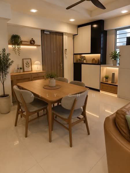 434 Hougang Avenue 8, 434 Hougang Avenue 8, 3 Bedrooms, 1,109 sqft, HDB Flat For Sale, by Ally Chin, 500075757 - Dining Room - PropertyGuru.com.sg