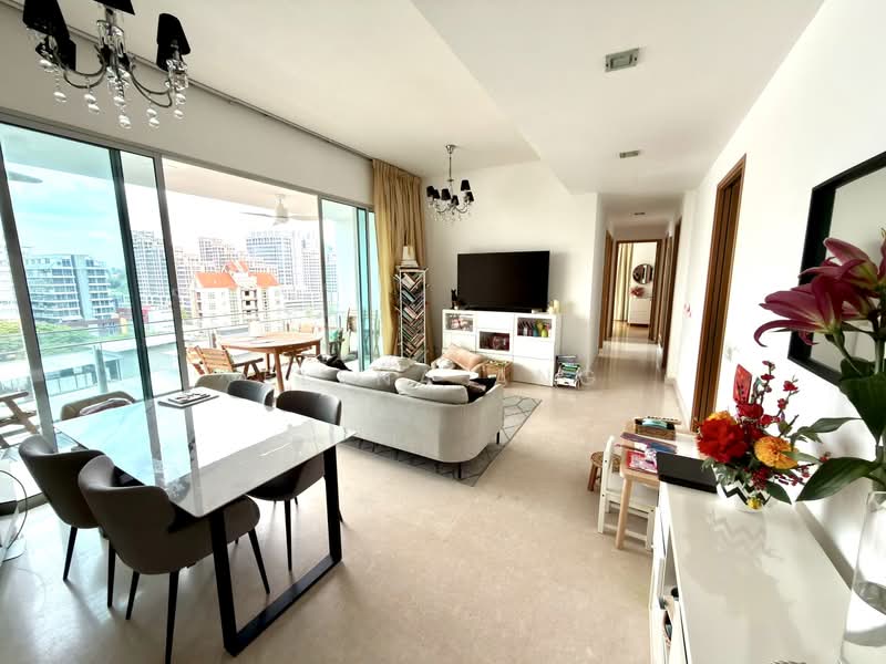 The Inspira, 11 Arnasalam Chetty Road, 4 Bedrooms, 1,561 sqft, Condominium For Rent, by Elena Ang, 500075839 - Living Room - PropertyGuru.com.sg