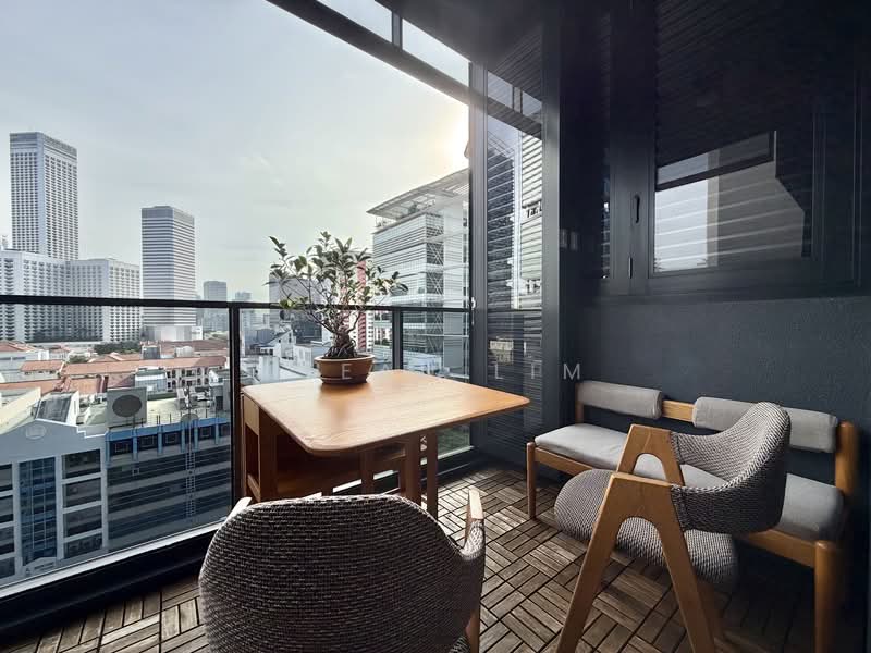 The M, 30 Middle Road, 2 Bedrooms, 592 sqft, Condominium For Rent, by Kyean Lim, 500075859 - Balcony - PropertyGuru.com.sg