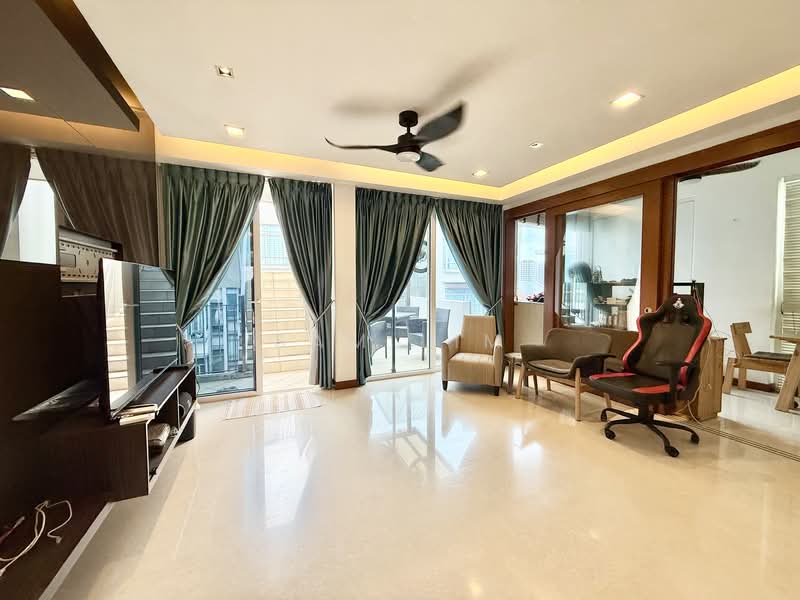 Bayou Residence Condominium For Sale at S$ 3,500,000 | PropertyGuru Singapore - Living Room