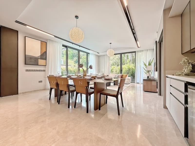 ⭐️TOP SOON! BRAND NEW PAIR 3.5-STY SEMI-Ds NEAR JALAN KAMPONG CHANTEK!⭐️ Semi-Detached House For Sale at S$ 9,500,000 | PropertyGuru Singapore - Dining Room