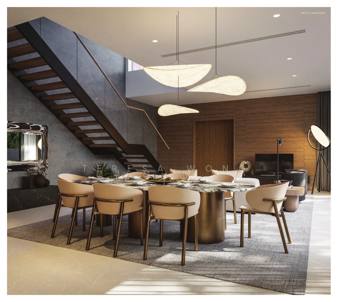 6 tay lian teck Semi-Detached House For Sale at S$ 8,780,000 | PropertyGuru Singapore - Dining Room