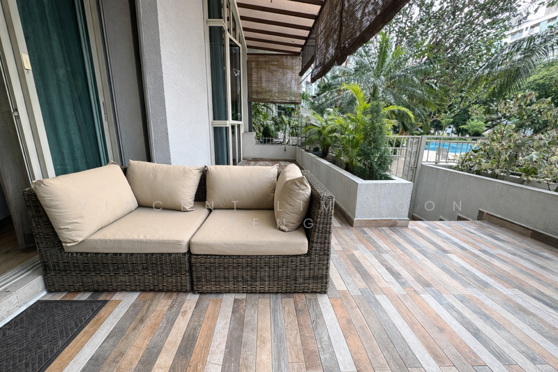 Rosewood, 1 Rosewood Drive, 3 Bedrooms, 1,550 sqft, Condominium For Rent, by Vincent Lim Boon Seng, 500076253 - Balcony - PropertyGuru.com.sg