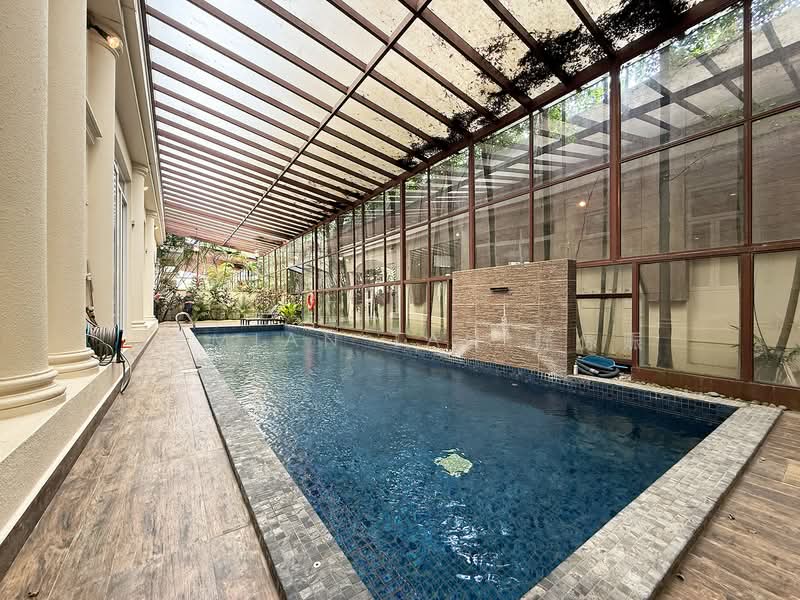 ⭐️1 KM TO ACS (PRIMARY)! RARE OPPORTUNITY IN A COVETED LANDED ESTATE!⭐️ Detached House For Sale at S$ 17,000,000 | PropertyGuru Singapore - Pool