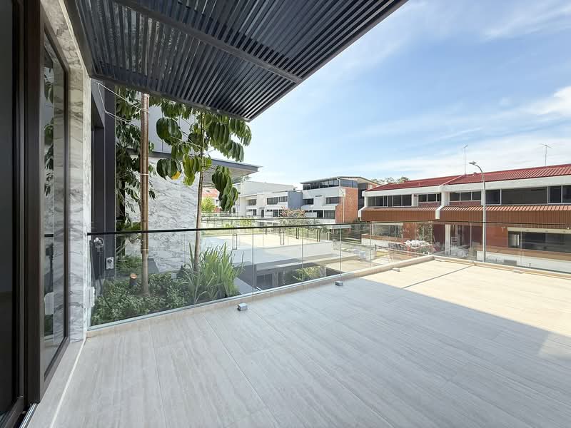 ⭐️RARE BRAND NEW PAIR SEMI-Ds @ FERNHILL! 1KM TO SCGS (PRIMARY) & MINS WALK TO STEVENS MRT!⭐️ Semi-Detached House For Sale at S$ 14,680,000 | PropertyGuru Singapore - Balcony