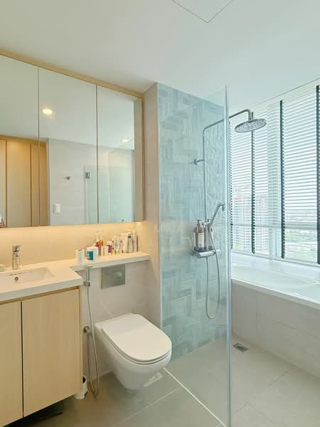 One Amber, 3 Amber Gardens, 3 Bedrooms, 1,302 sqft, Condominium For Rent, by CHERMAINE Koh Lay Cheng, 500076466 - Bathroom - PropertyGuru.com.sg