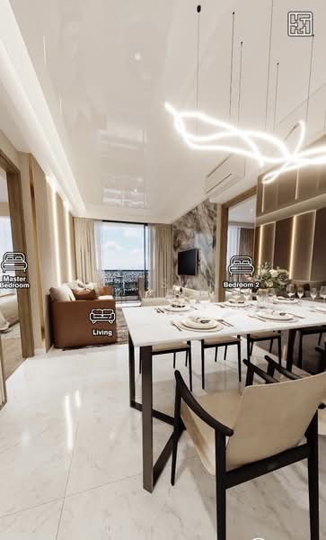 Sceneca Residence Condominium For Sale at S$ 2,150,000 | PropertyGuru Singapore - Living Room