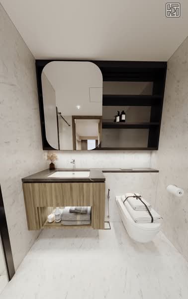 Sceneca Residence Condominium For Sale at S$ 2,150,000 | PropertyGuru Singapore - Bathroom