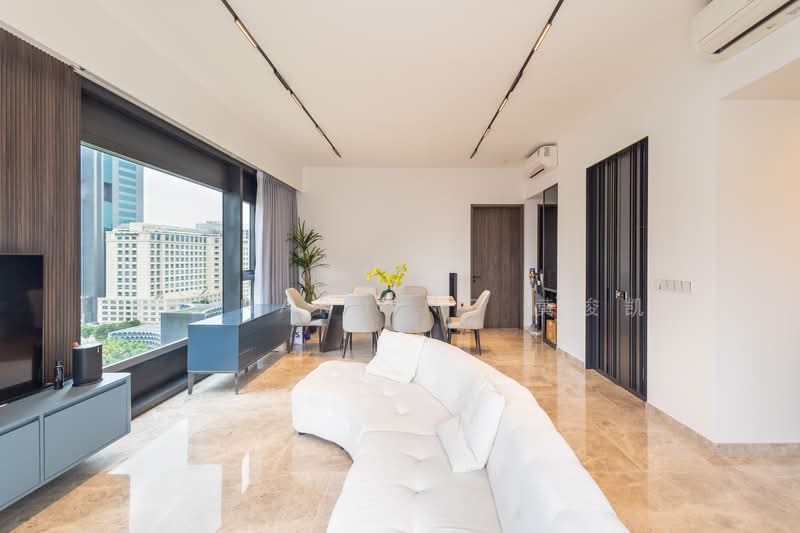 Midtown Modern Condominium For Sale at S$ 6,328,000 | PropertyGuru Singapore - Living Room