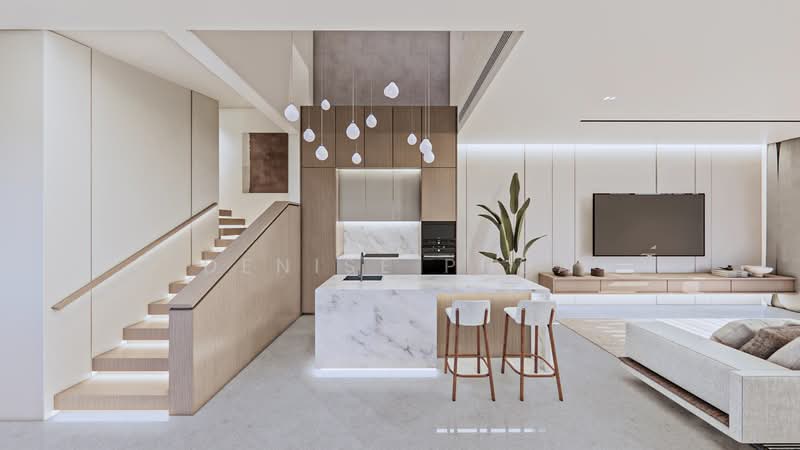 ⚡ District 16 ⚡ Upper Changi Road Developer Launch 3 plot of Freehold Brand New Terraces TOP 2027 Corner Terrace For Sale at S$ 7,500,000 | PropertyGuru Singapore - Kitchen
