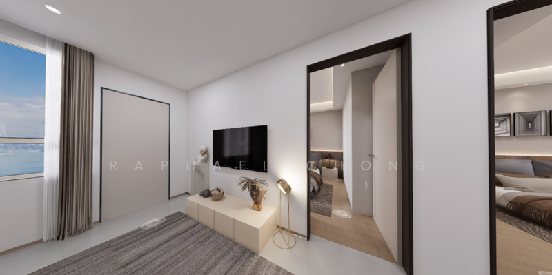 61 Lorong 5 Toa Payoh HDB Flat For Sale at S$ 368,888 | PropertyGuru Singapore - Living Room (AI Staging)