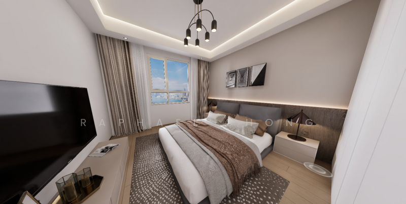 61 Lorong 5 Toa Payoh HDB Flat For Sale at S$ 368,888 | PropertyGuru Singapore - Bedroom (AI Staging)