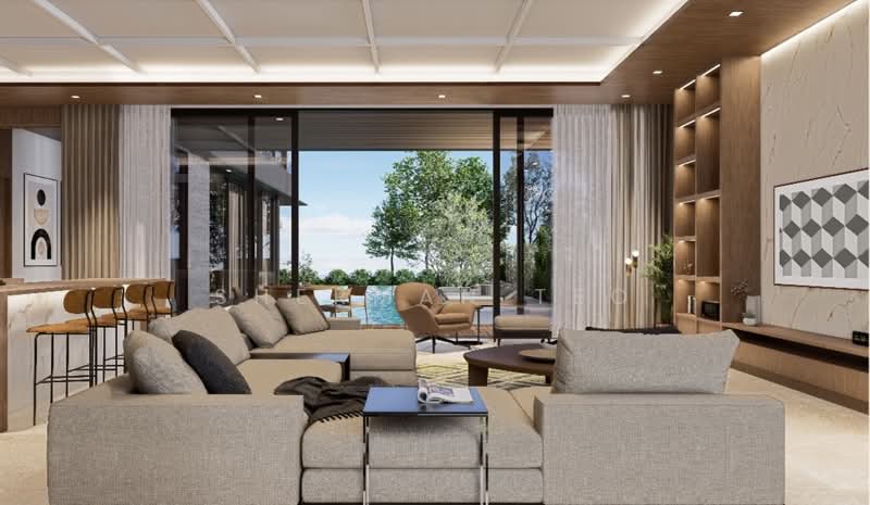 Villa With Unblocked Sea View Detached House For Sale at S$ 25,000,000 | PropertyGuru Singapore - Living Room