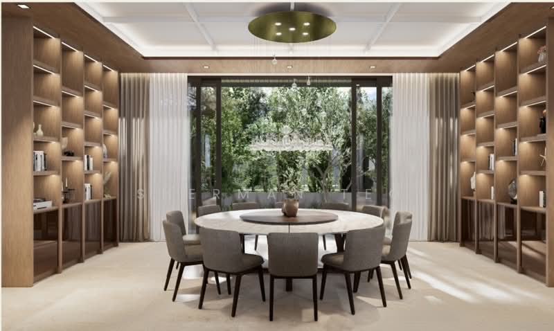 Brand New Bungalow With Unblocked Sea View Detached House For Sale at S$ 25,000,000 | PropertyGuru Singapore - Dining Room