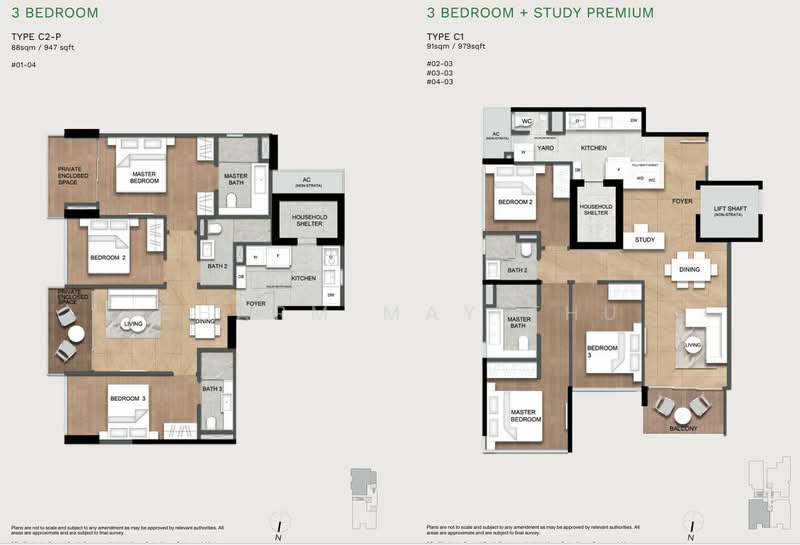VERDÉ Joo Chiat Condominium For Sale at S$ 2,408,340 | PropertyGuru Singapore - Bedroom
