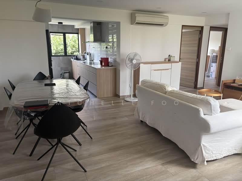 6 Farrer Road, 6 Farrer Road, 3 Bedrooms, 980 sqft, HDB Flat For Rent, by Michelle Foo, 500076988 - Living Room - PropertyGuru.com.sg