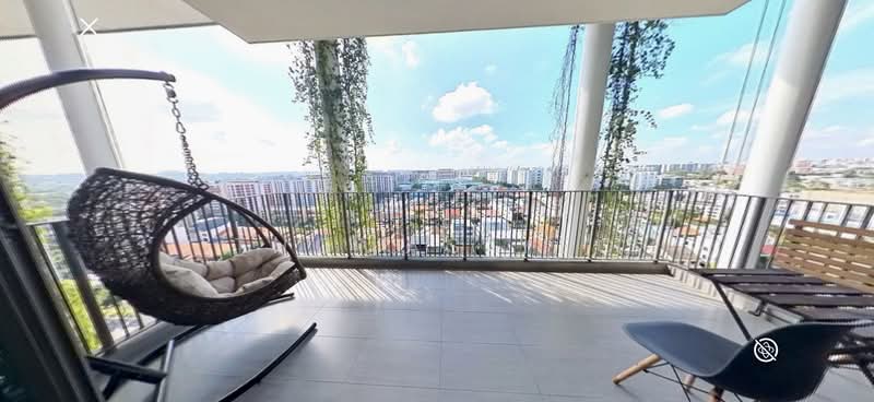 The Tembusu, 107 Tampines Road, 3 Bedrooms, 1,044 sqft, Condominium For Rent, by Thomas Yeo, 500077047 - Balcony - PropertyGuru.com.sg