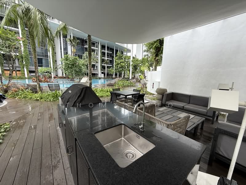 The Tembusu, 107 Tampines Road, 3 Bedrooms, 1,044 sqft, Condominium For Rent, by Thomas Yeo, 500077047 - BBQ pavilion - PropertyGuru.com.sg