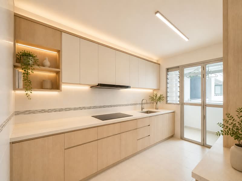 90A Telok Blangah Street 31, 90A Telok Blangah Street 31, 3 Bedrooms, 1,001 sqft, HDB Flat For Sale, by Lin Sallee 林玥廷, 500077059 - Kitchen - PropertyGuru.com.sg