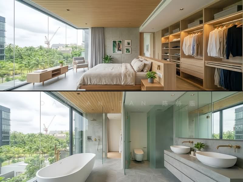 ⭐️WIDE FRONTAGE, ELEVATED LAND, INFINITE POTENTIAL. REBUILD YOUR MASTERPIECE IN WATTEN!⭐️ Semi-Detached House For Sale at S$ 12,700,000 | PropertyGuru Singapore - Bedroom