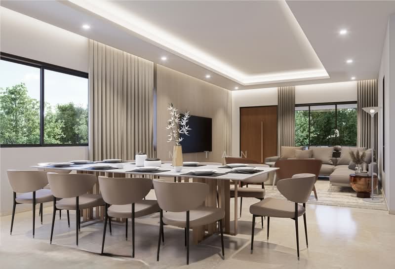 ⭐9,500 sqft 3 Storey Designer Detached Bungalow Detached House For Sale at S$ 18,000,000 | PropertyGuru Singapore - Dining Room