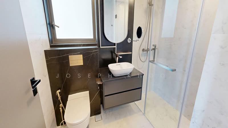 One Bernam, 1 Bernam Street, 3 Bedrooms, 1,421 sqft, Condominium For Rent, by Joseph Khoo, 500077293 - Master Bathroom - PropertyGuru.com.sg