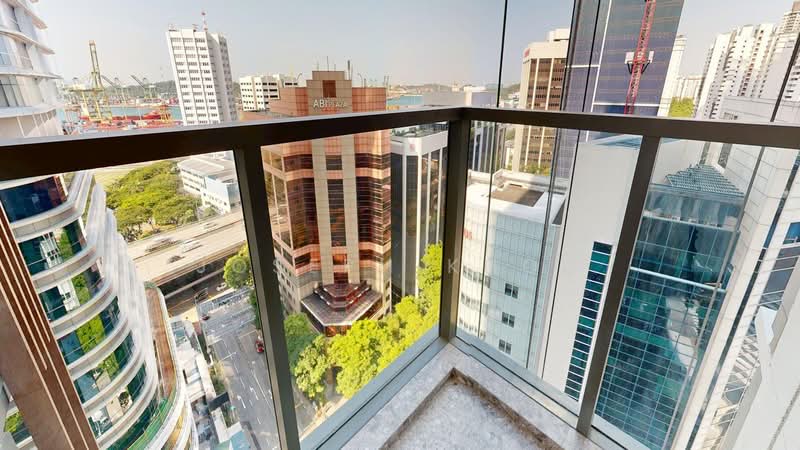 One Bernam, 1 Bernam Street, 3 Bedrooms, 1,421 sqft, Condominium For Rent, by Joseph Khoo, 500077293 - Master Balcony - PropertyGuru.com.sg