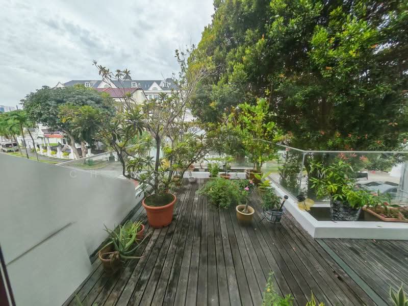 SIGLAP BALINESE STYLE TERRACE Terraced House For Sale at S$ 4,880,000 | PropertyGuru Singapore - Balcony
