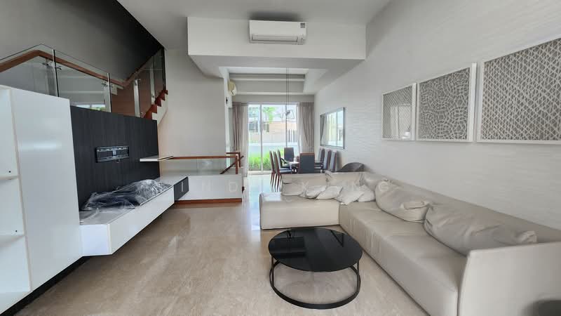 Cabana Cluster House For Sale at S$ 2,980,000 | PropertyGuru Singapore - Living Room