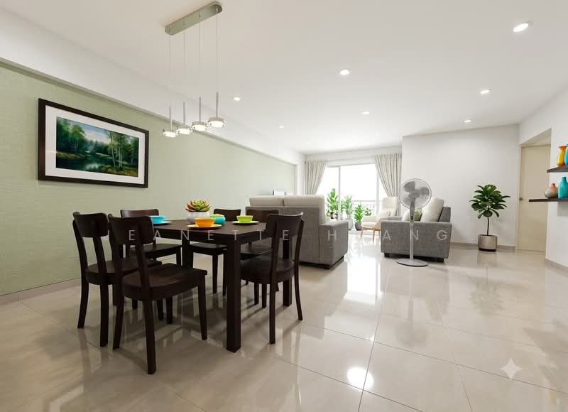 687B Woodlands Drive 75, 687B Woodlands Drive 75, 3 Bedrooms, 1,227 sqft, HDB Flat For Sale, by Jeanette Huang, 500077330 - Living Room - PropertyGuru.com.sg