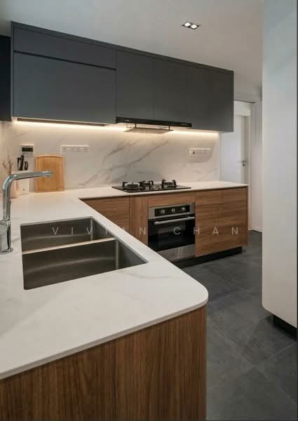 ⭐ 3BR @ D15, 1km to Haig Girls', Tao Nan, , 3 Bedrooms, 990 sqft, Apartment For Sale, by VIVIAN Chan, 500077350 - Kitchen - PropertyGuru.com.sg