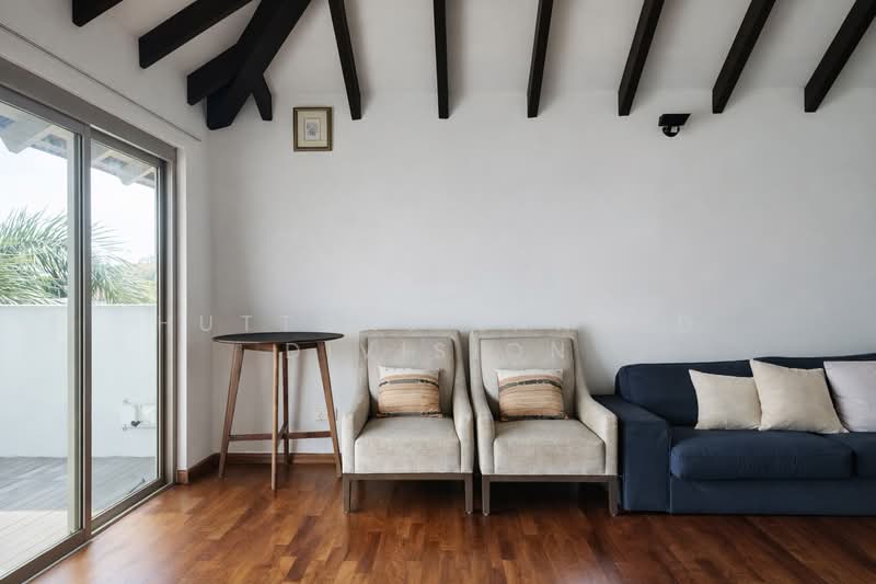 Prestigious FH Semi-D | 14m Wide Frontage | 1km to MGS | Walk to MRT Semi-Detached House For Sale at S$ 11,000,000 | PropertyGuru Singapore - Living Room